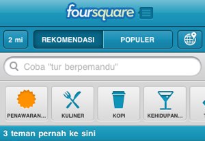 Foursquare updates its apps to support five more languages - DailySocial.ID