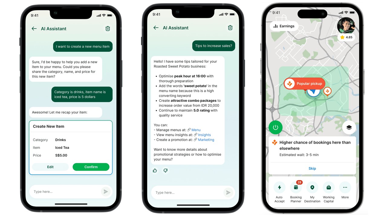 Fitur agentic AI yang baru dirilis Grab