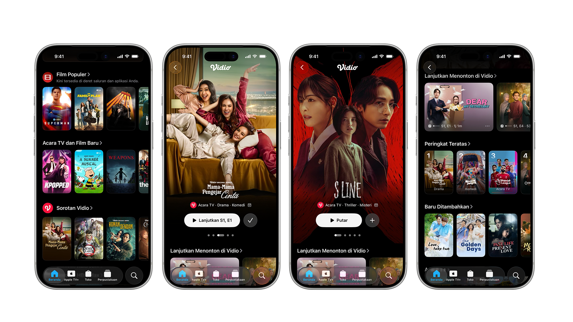 Integrasi Vidio dengan Apple TV dimaksudkan untuk memberikan pengalaman menonton yang lebih baik / Vidio